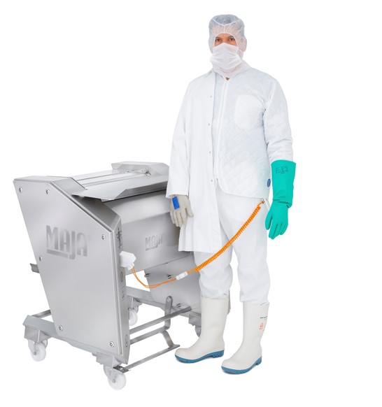 MAJA-OPS Bedienerschutzsystem für offene Entschwartungsmaschinen und Entvliesmaschinen