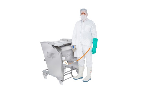 MAJA-OPS Bedienerschutzsystem für offene Entschwartungsmaschinen und Entvliesmaschinen